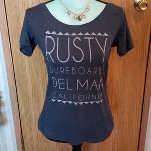Rdm (Rusty Del Mar) Graphic T-Shirt Size Large